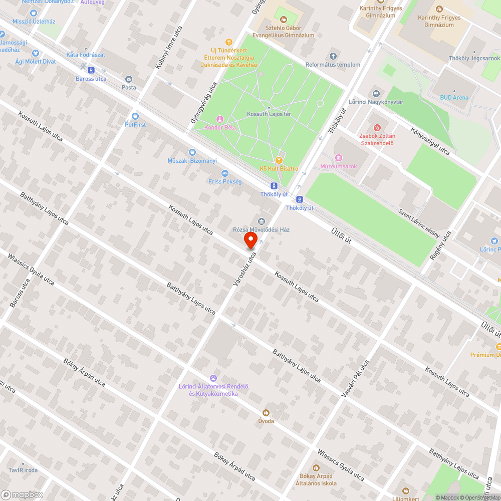 Összetört akadálymentesített járdaszegély bejelentés helye