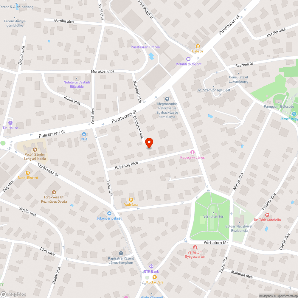 Szemét a zöldsávban bejelentés helye