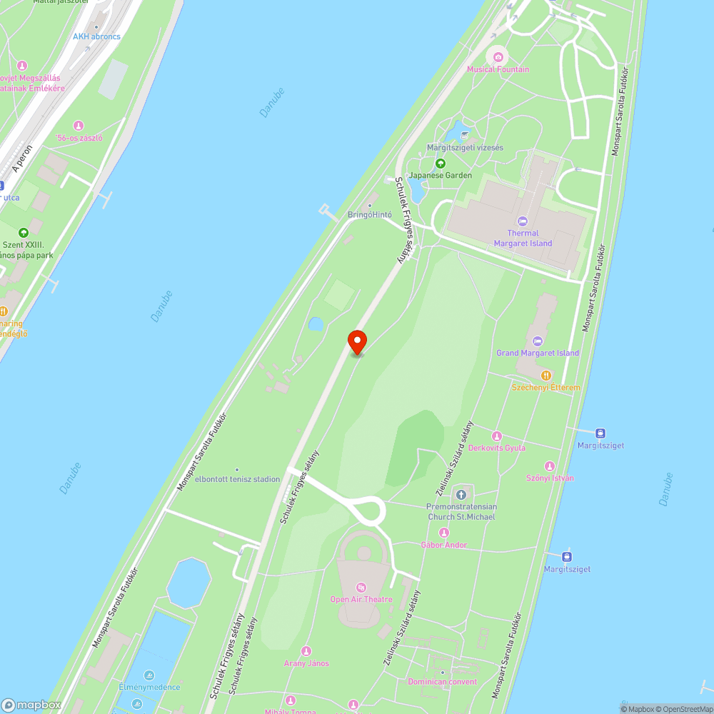 Kiégett lámpa - Margit bejelentés helye