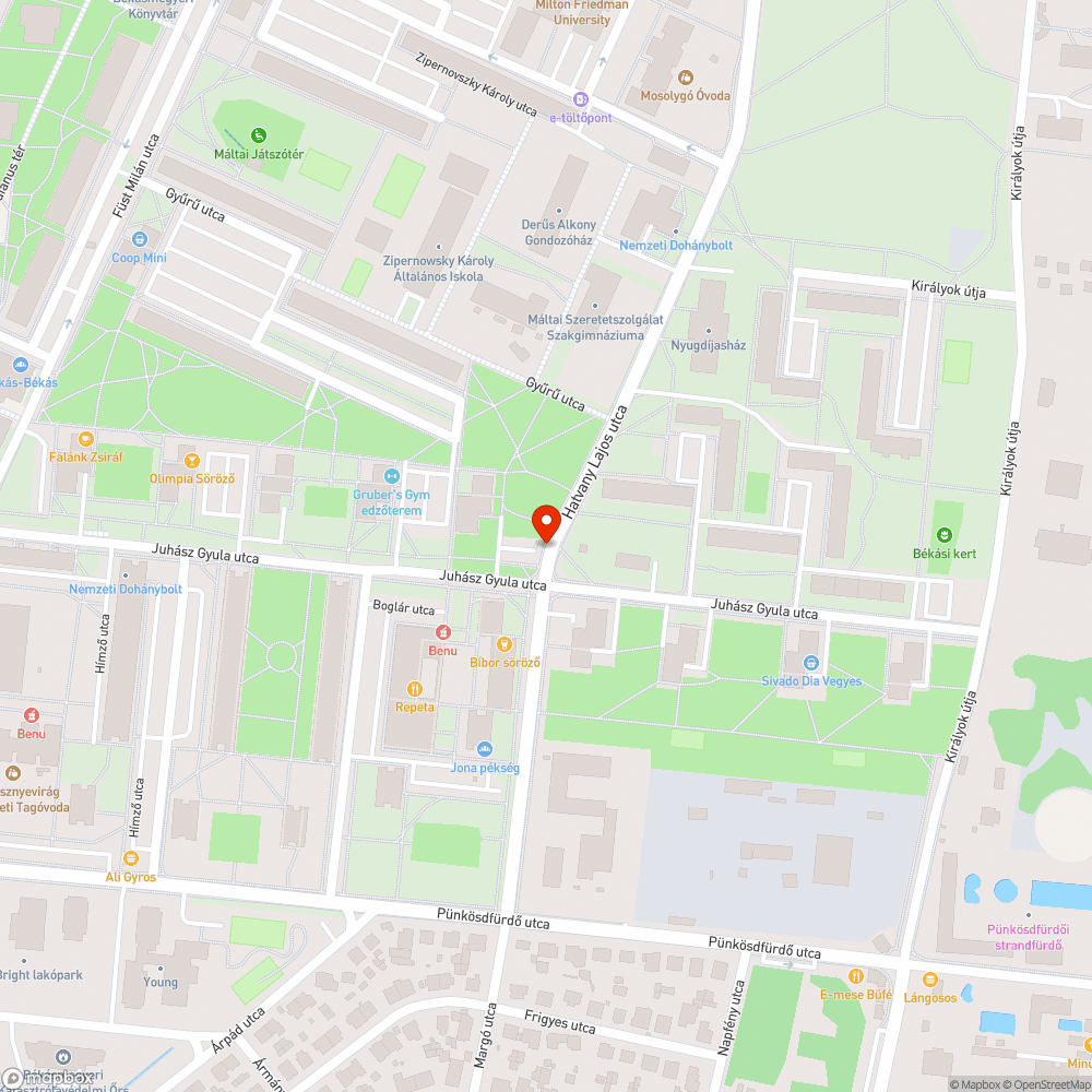 Graffitis esőbeálló bejelentés helye