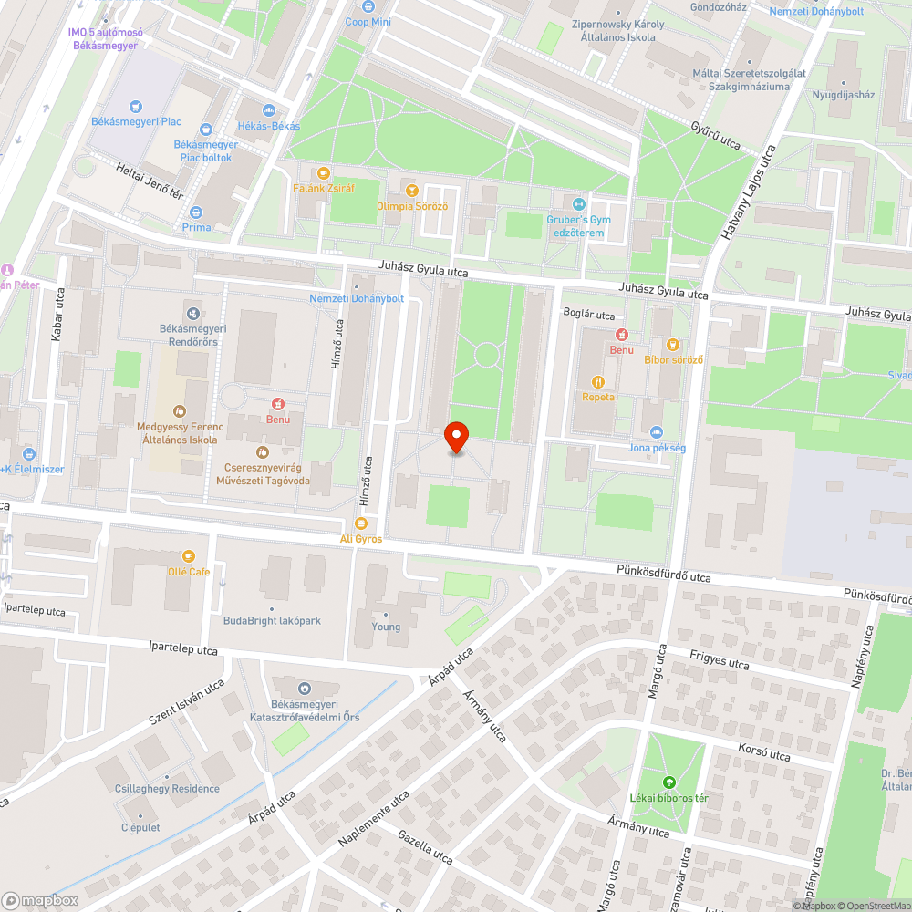 Kiöntött festék bejelentés helye