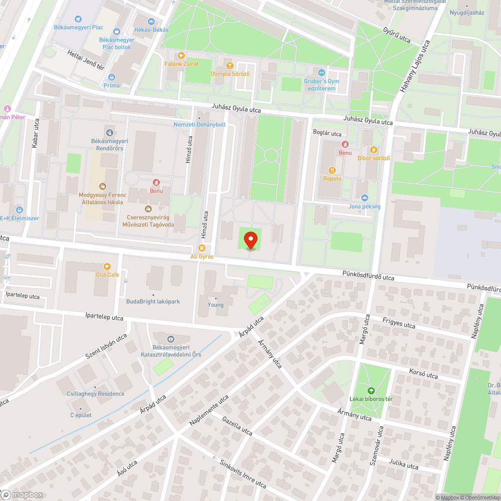 Üvegszilánkok és veszélyes tábla bejelentés helye