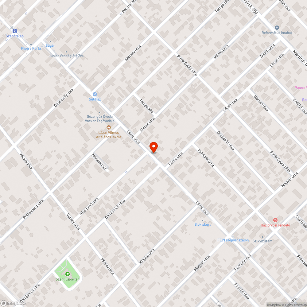 Repedező út bejelentés helye