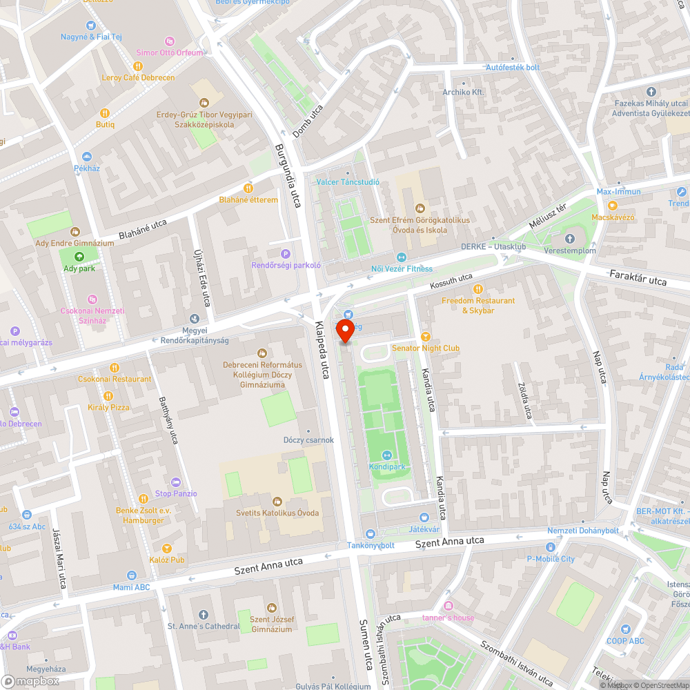 Sötét átjáró bejelentés helye