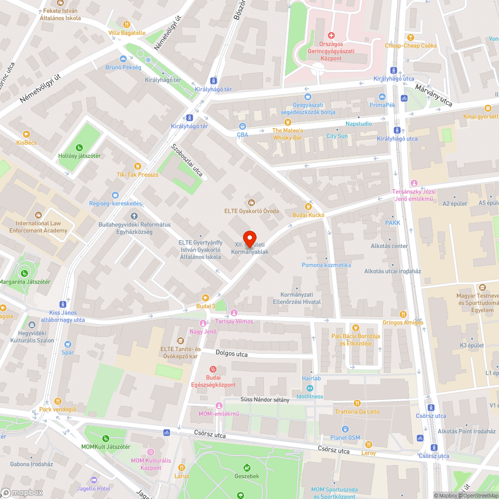 Használhatatlan kerékpártámaszok bejelentés helye