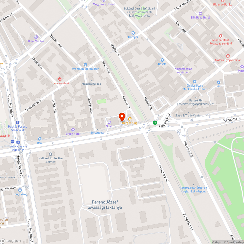 Lecsúszott tábla bejelentés helye