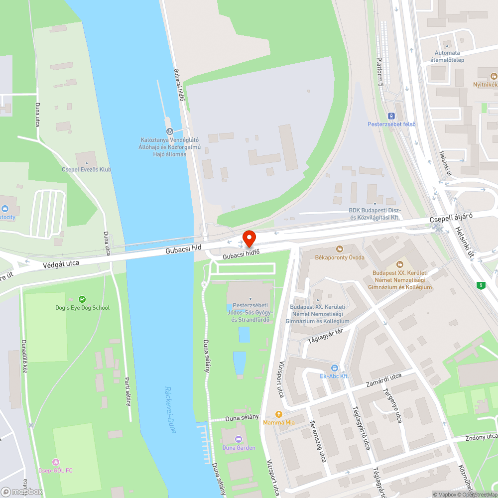 Fa a korláton kívül bejelentés helye