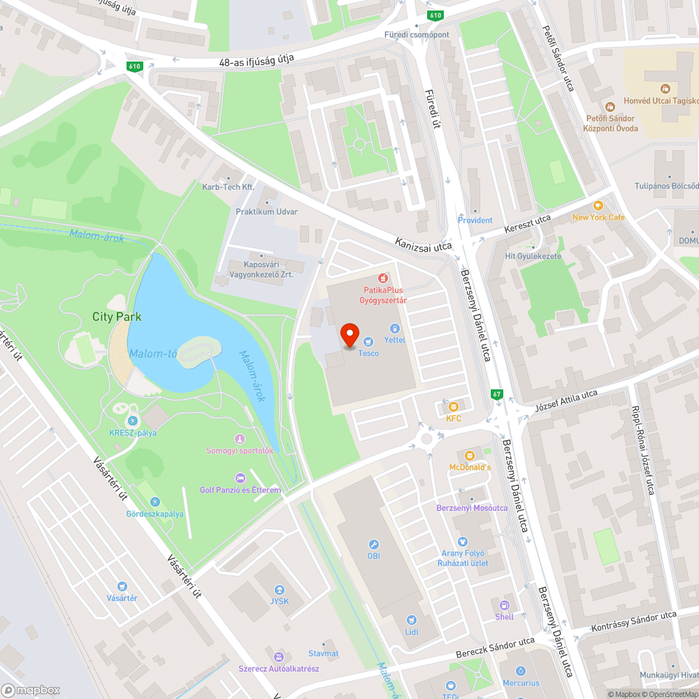 Kőzúzalék bejelentés helye