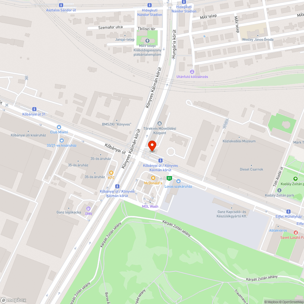 Kopott pad a villamosváróban bejelentés helye