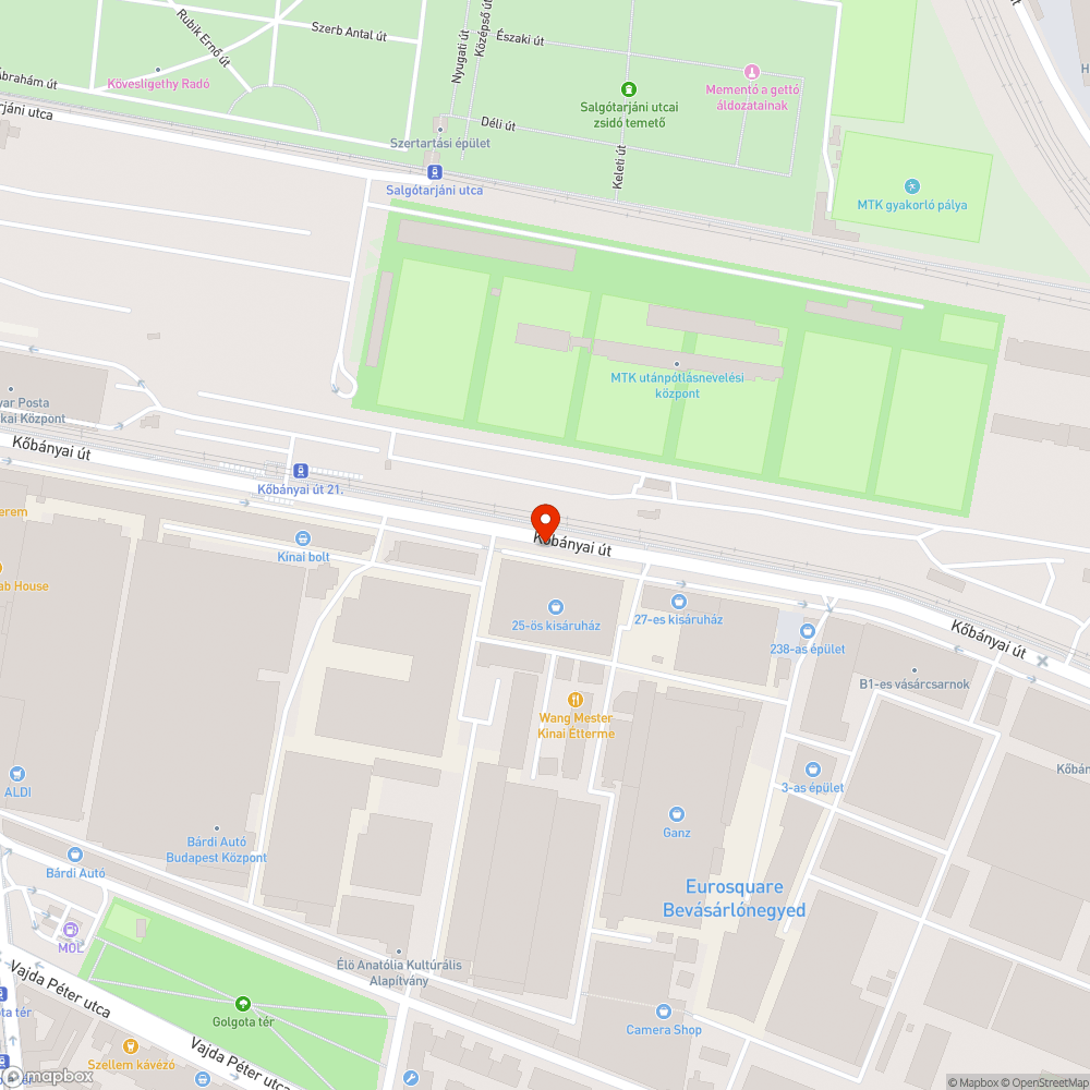 Egy kidöntött terelő korlát bejelentés helye