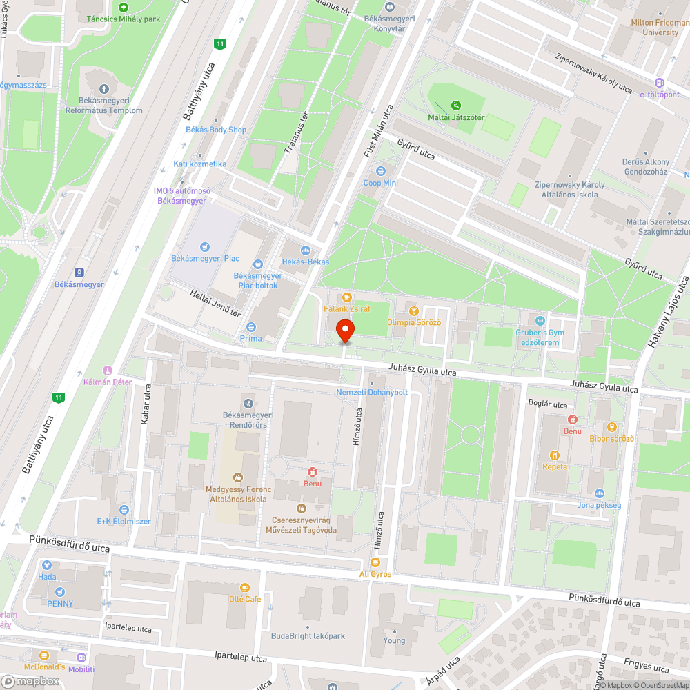 Gyakori zöldön parkolás bejelentés helye