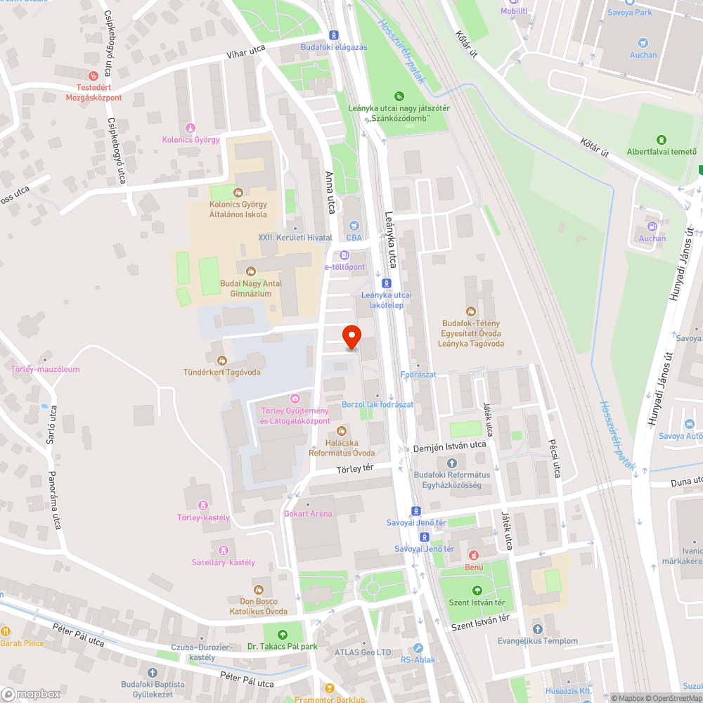 Járdára parkolás bejelentés helye