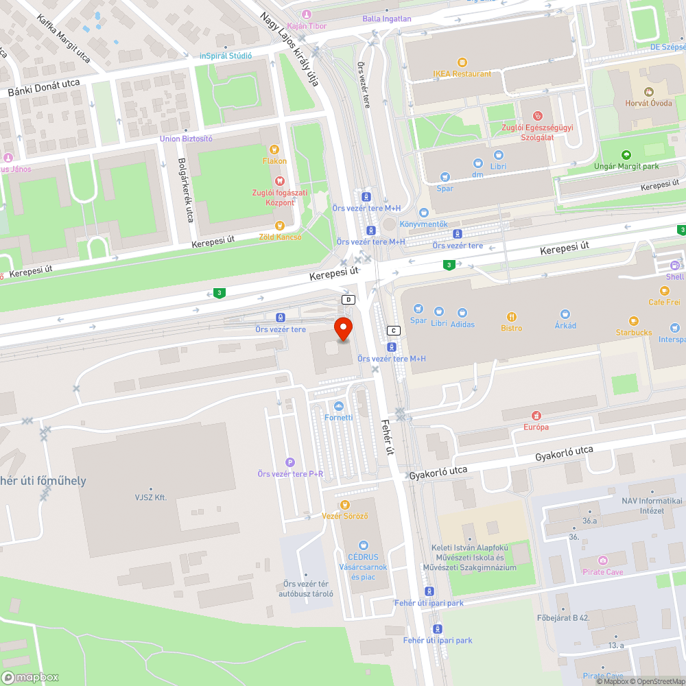 Szemetes közterület - Fehér u. bejelentés helye