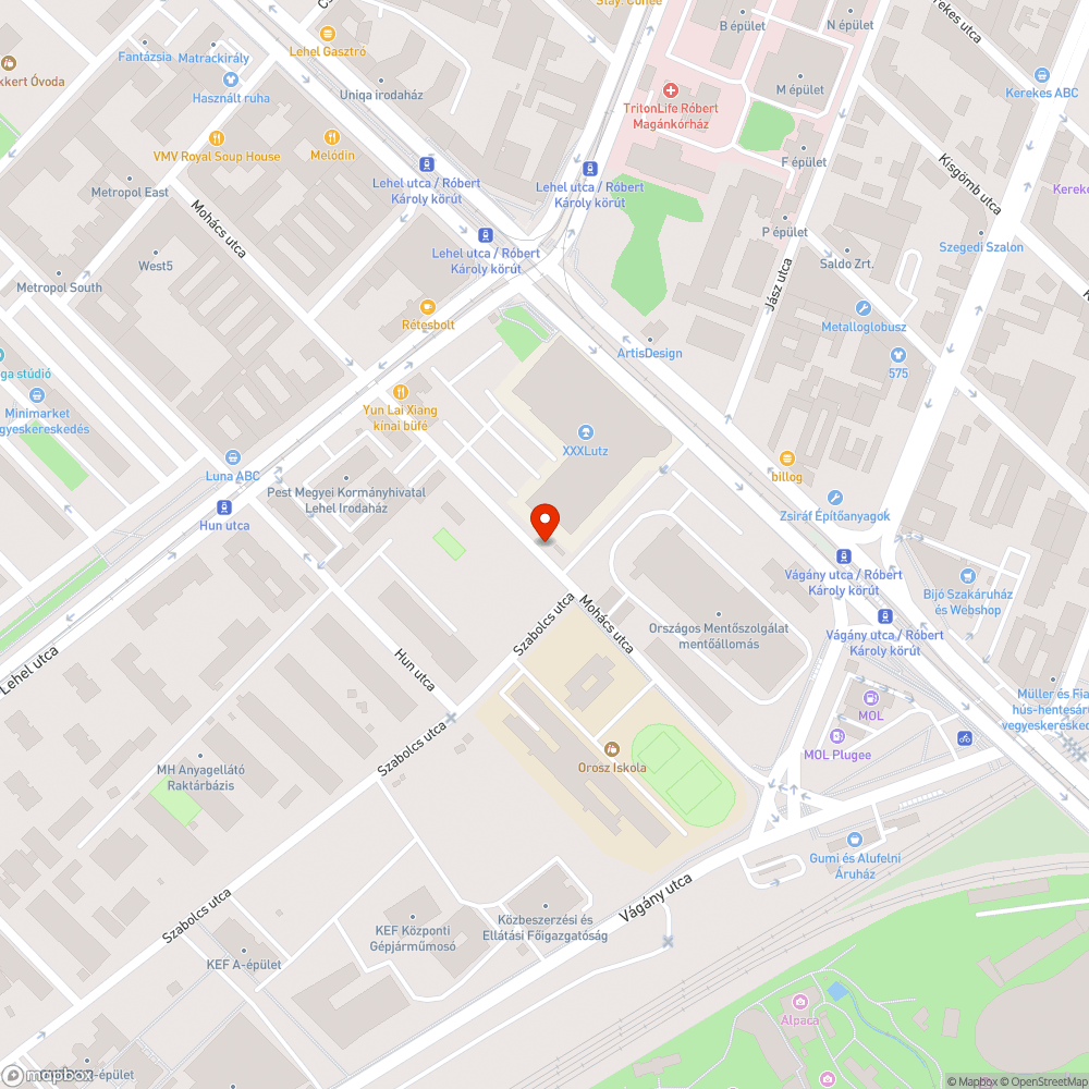 Tűzcsap folyik bejelentés helye