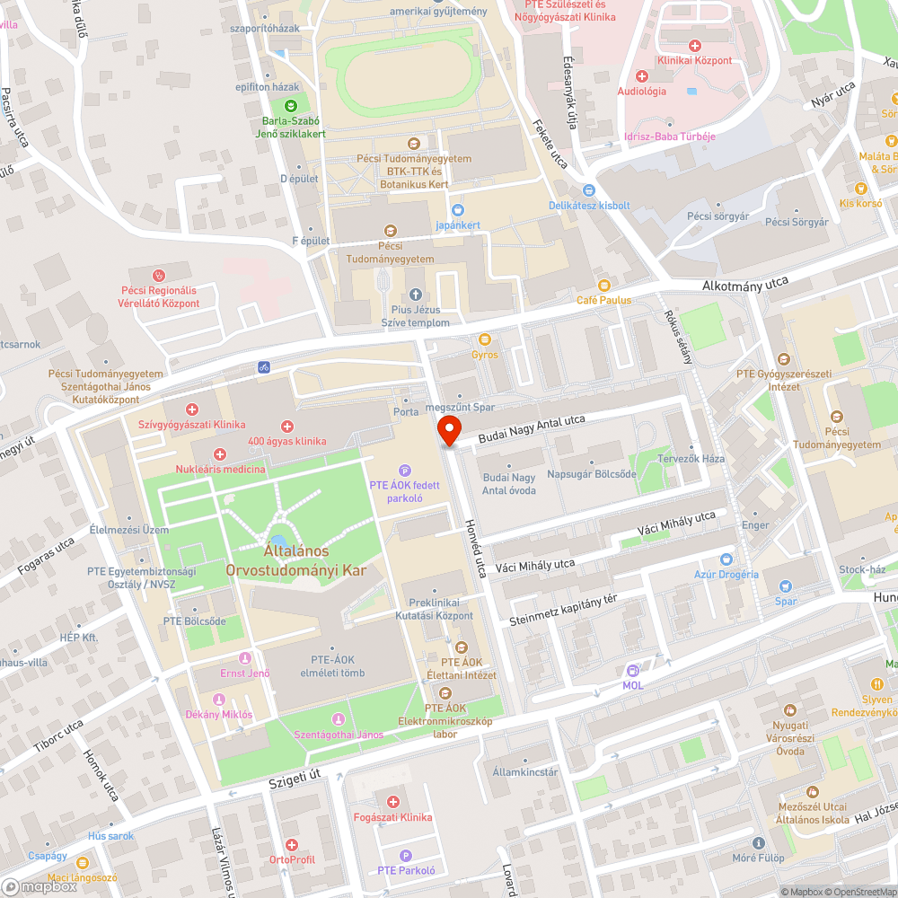 Faültetés bejelentés helye