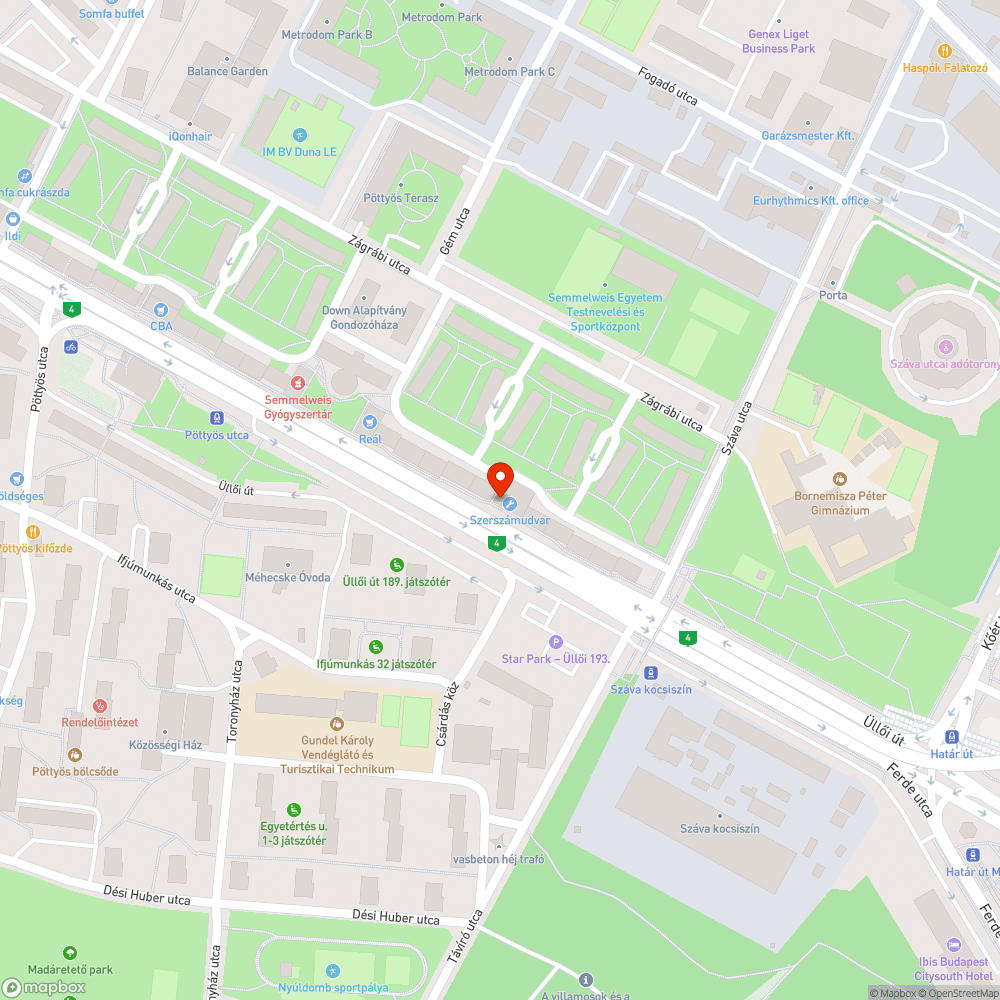 Nyitott telekom bejelentés helye