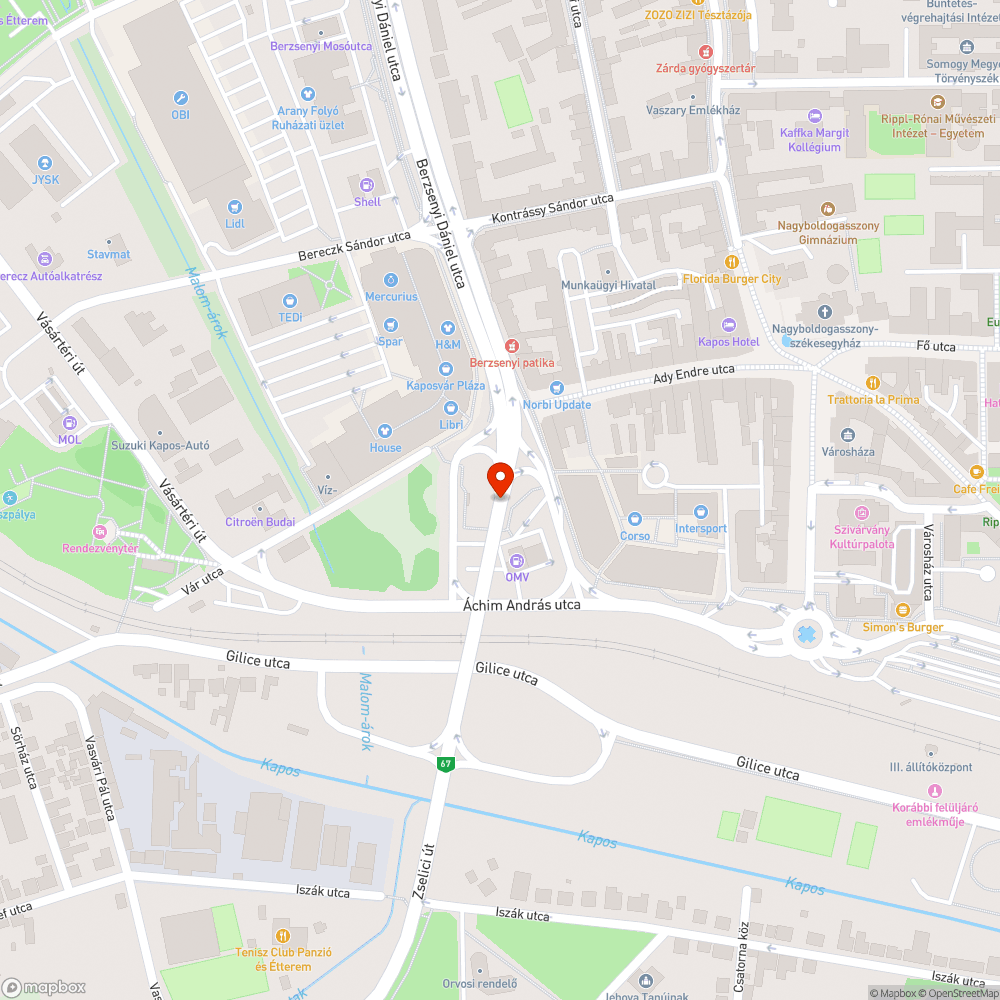 Rozsdás lámpaoszlop bejelentés helye