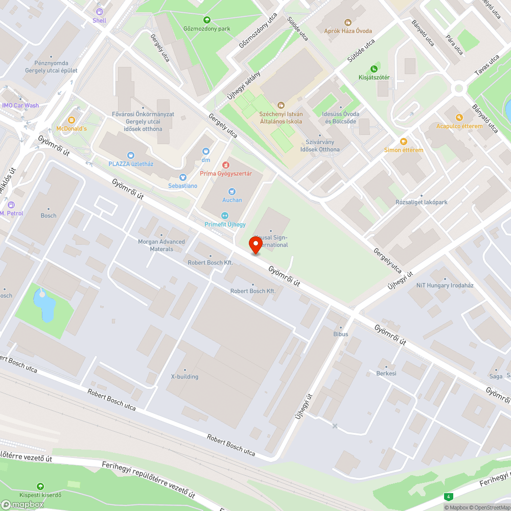 Takaritatlan járdaszakasz bejelentés helye