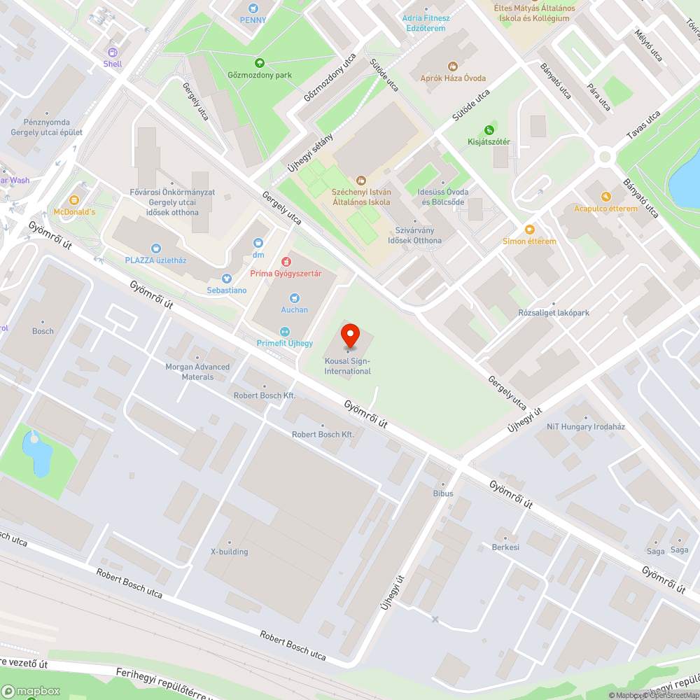 Elsüllyedő logó nélküli közmű bejelentés helye