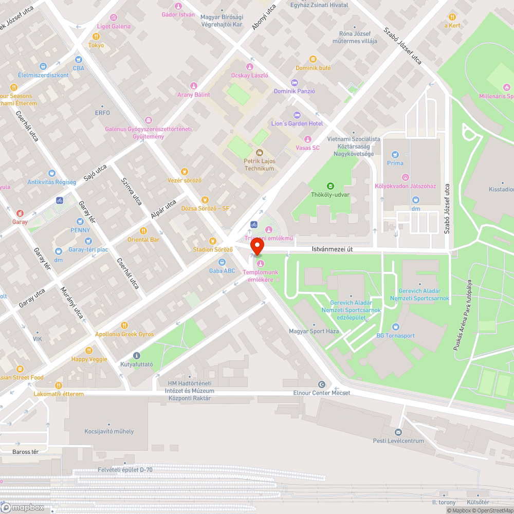 Galambok etetése, szemetelés bejelentés helye