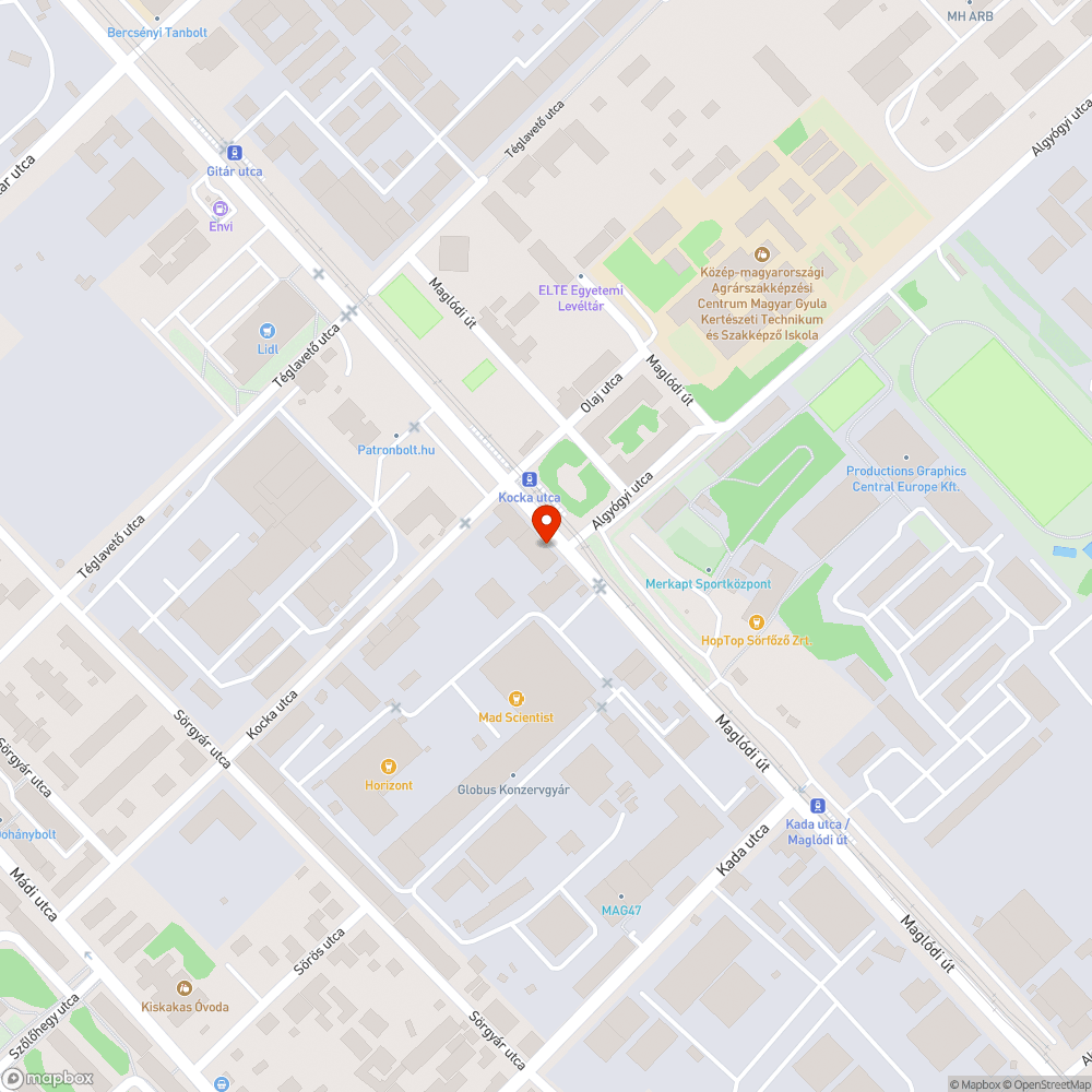 Tönkrement járda bejelentés helye