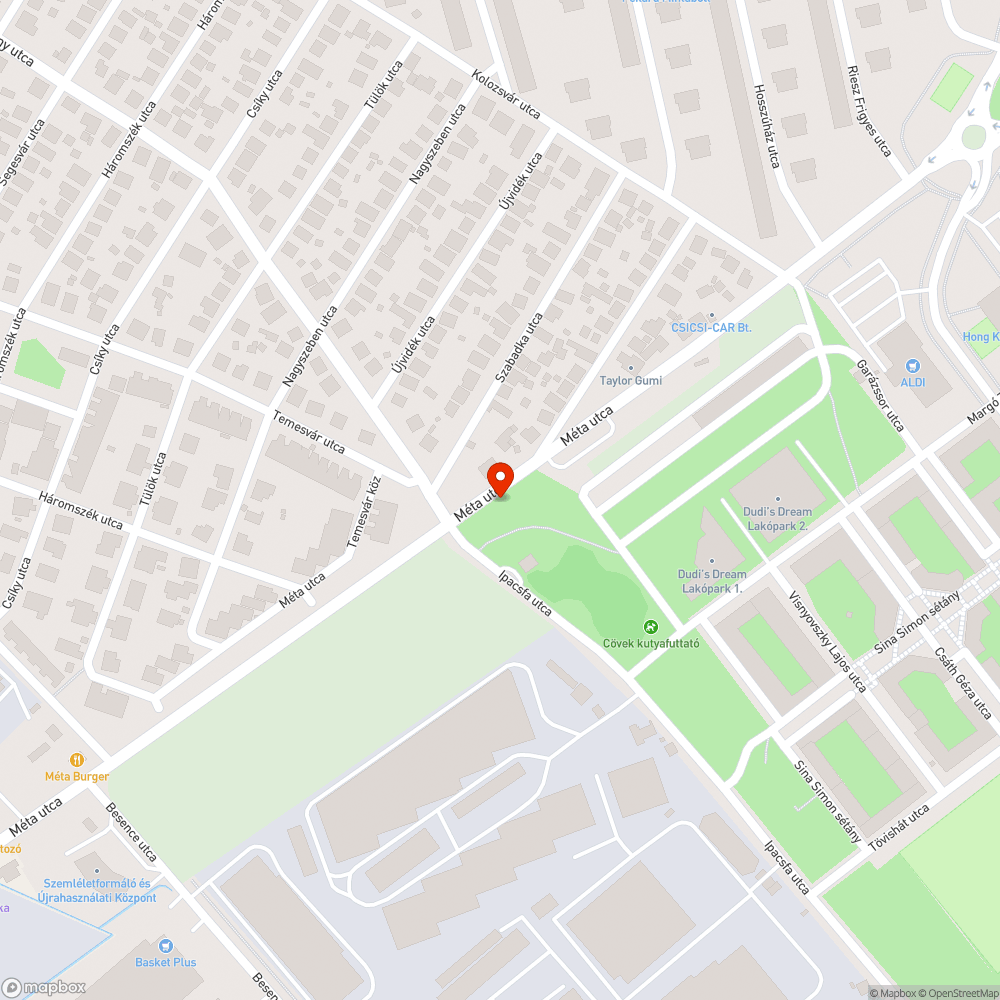 Aszfaltból kiálló vasdarab bejelentés helye