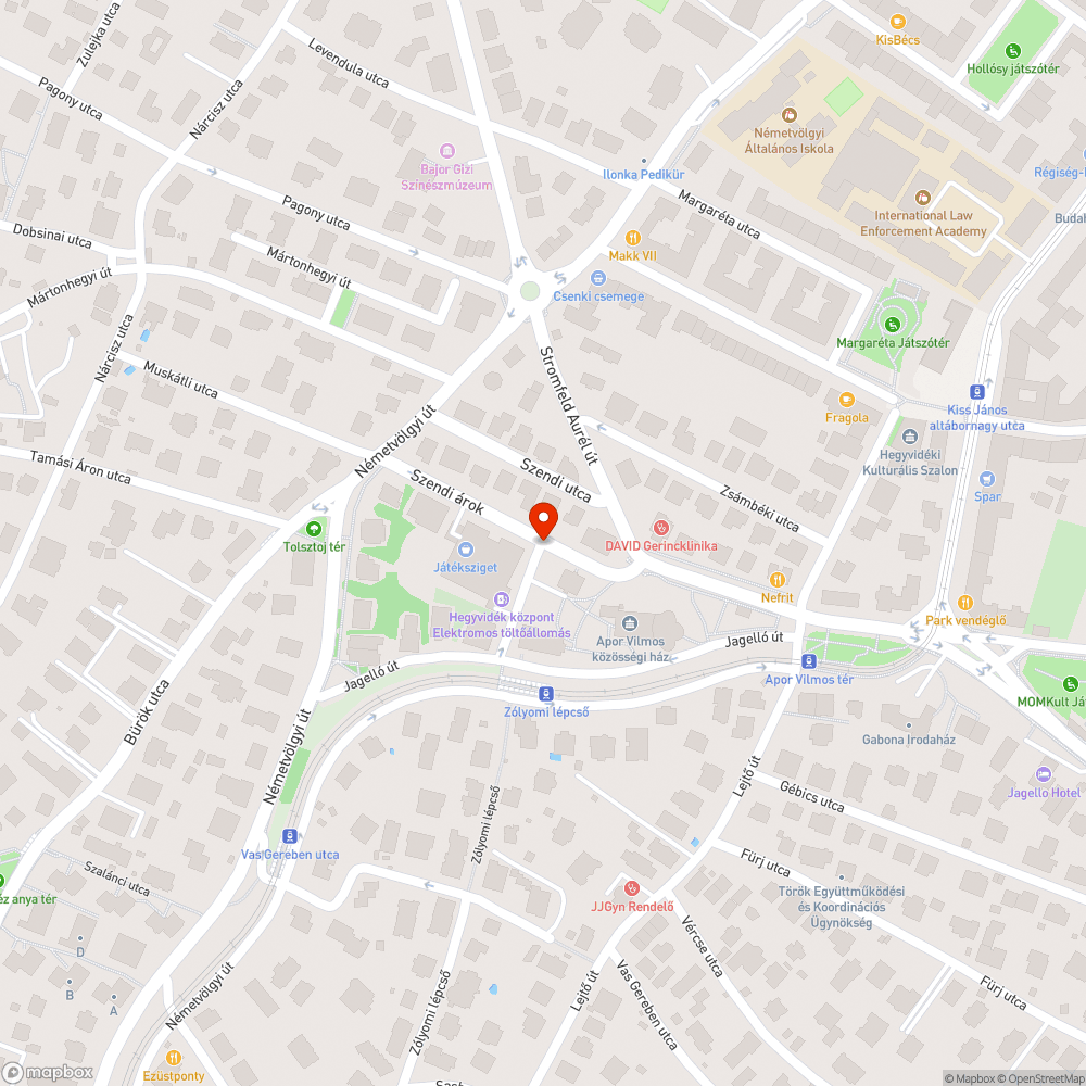 Rossz állapotú úttest bejelentés helye