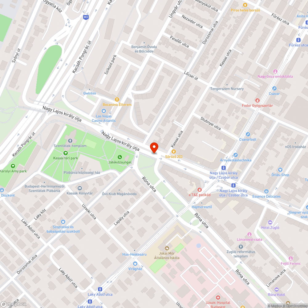 Félig akadálymentes bejelentés helye