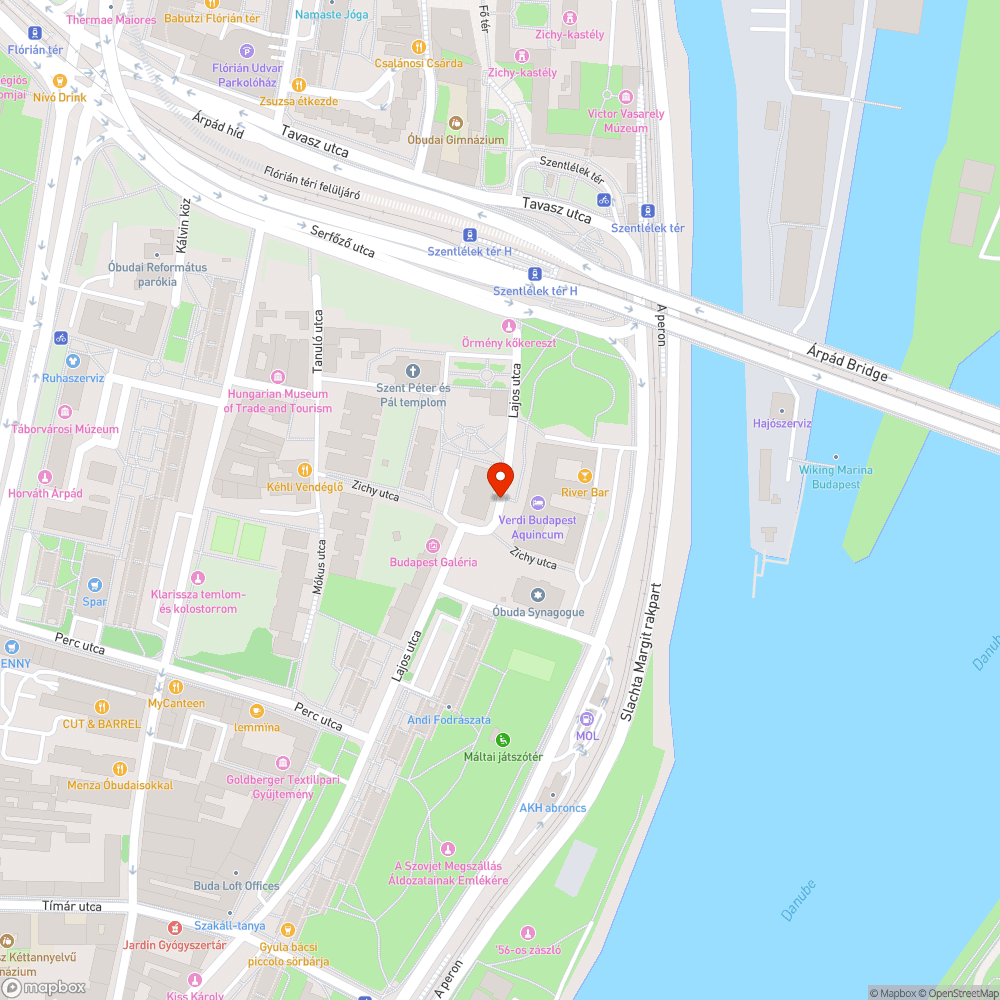 Leszakadt kuka javítása, cseréje a Lajos utcában bejelentés helye