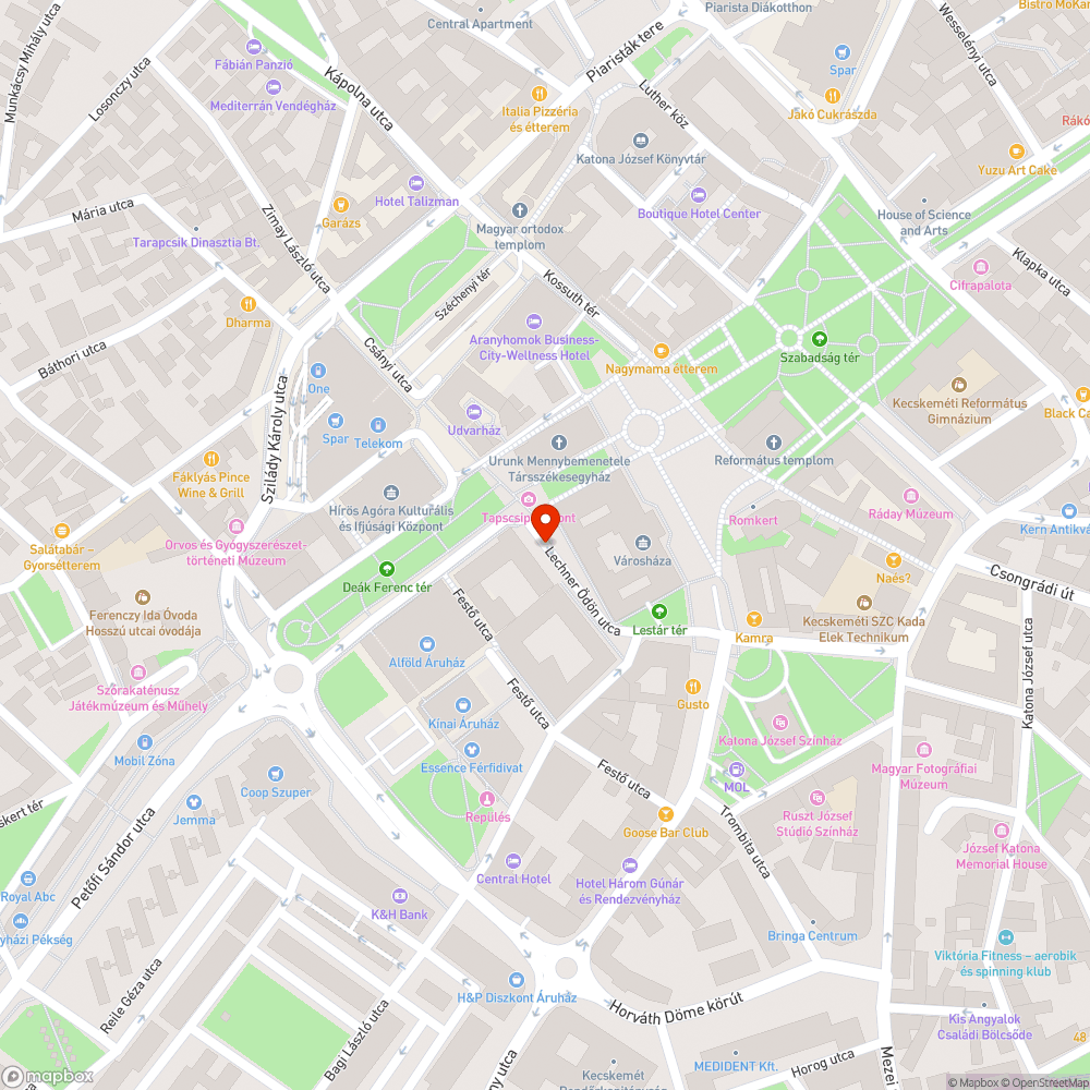 Indokolatlan tiltó táblák a Városháza mögött bejelentés helye