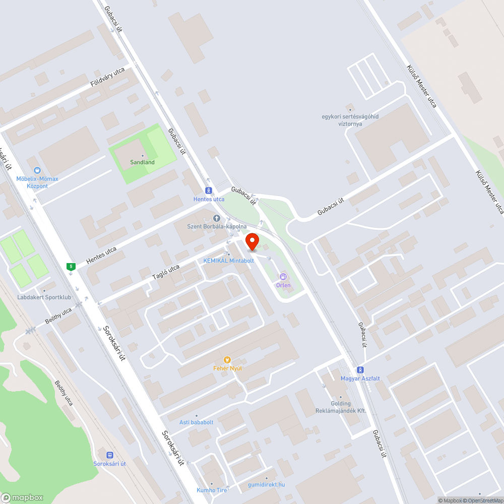 Elhagyott Audi bejelentés helye