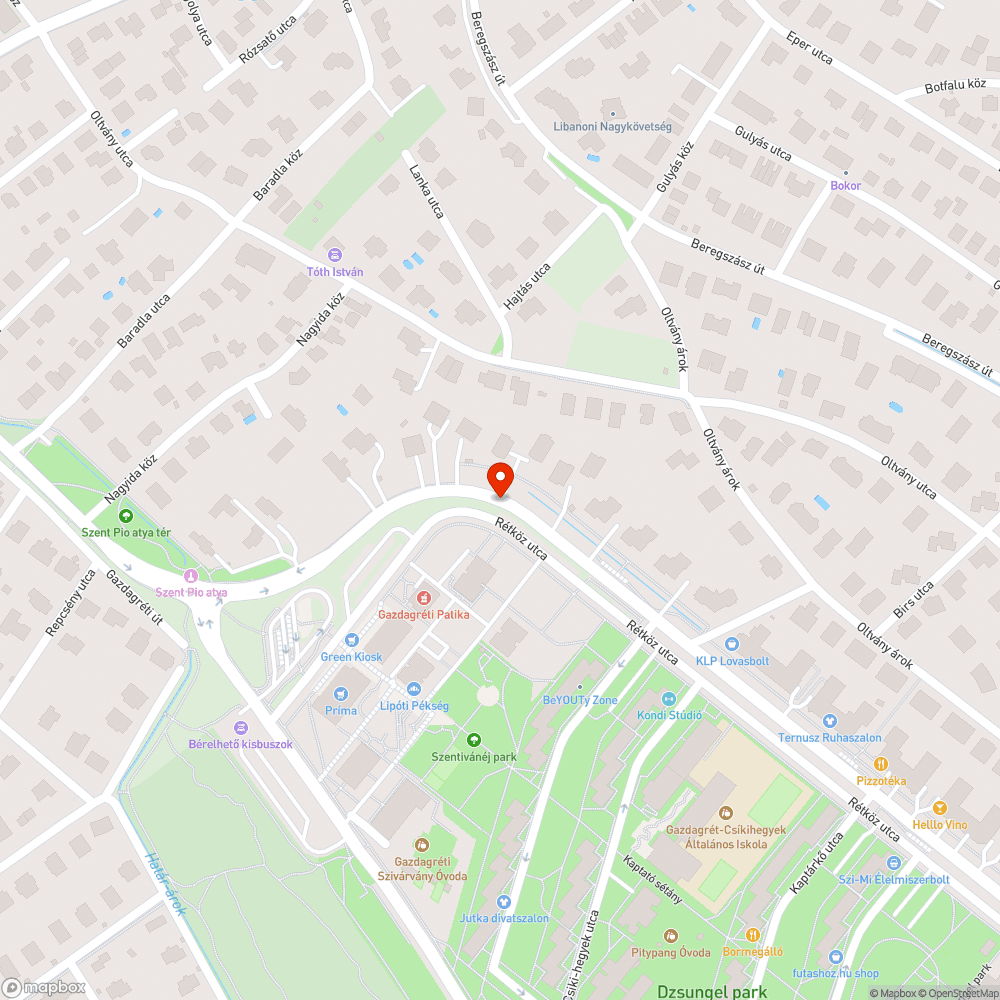 Elhagyott BMW bejelentés helye