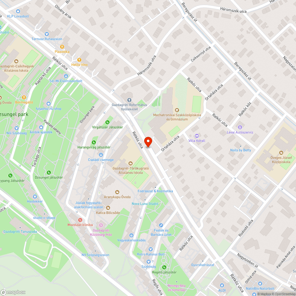 Elhagyott CRV bejelentés helye