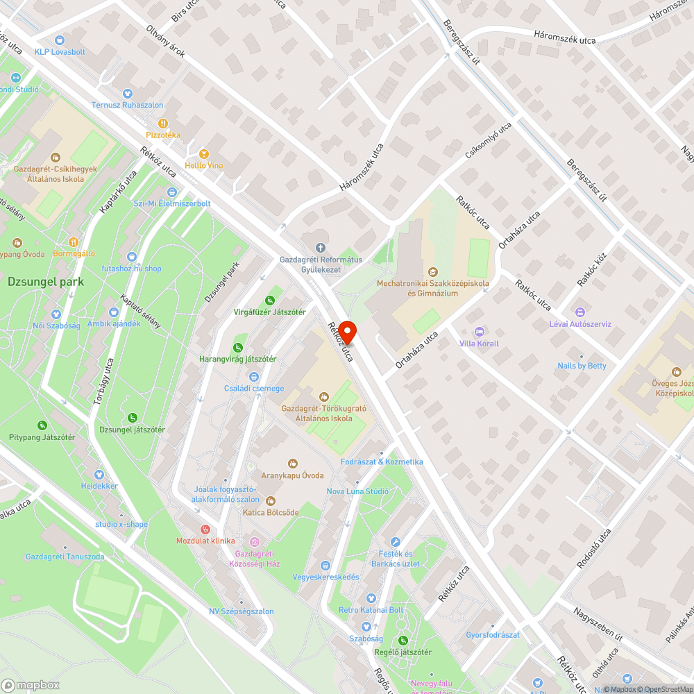 Elhagyott Master bejelentés helye