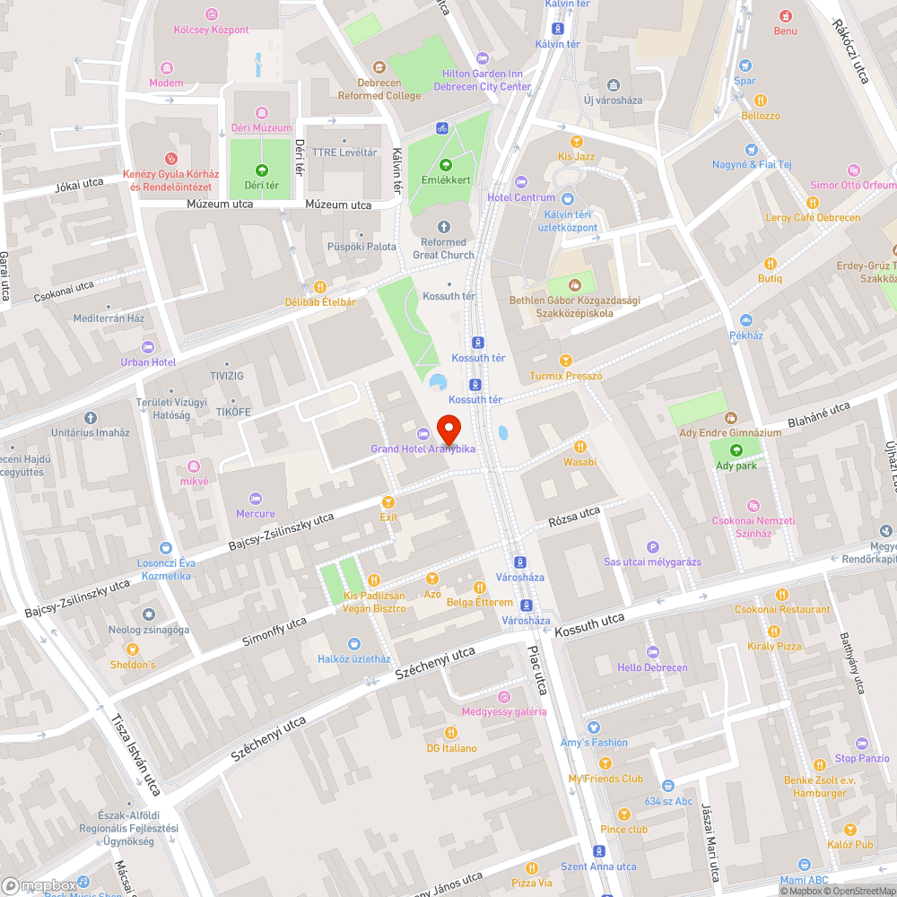 Hibás világítás bejelentés helye