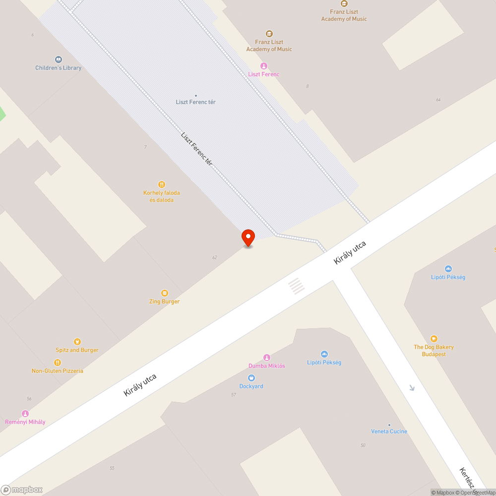 Sérült utcai szemetes bejelentés helye