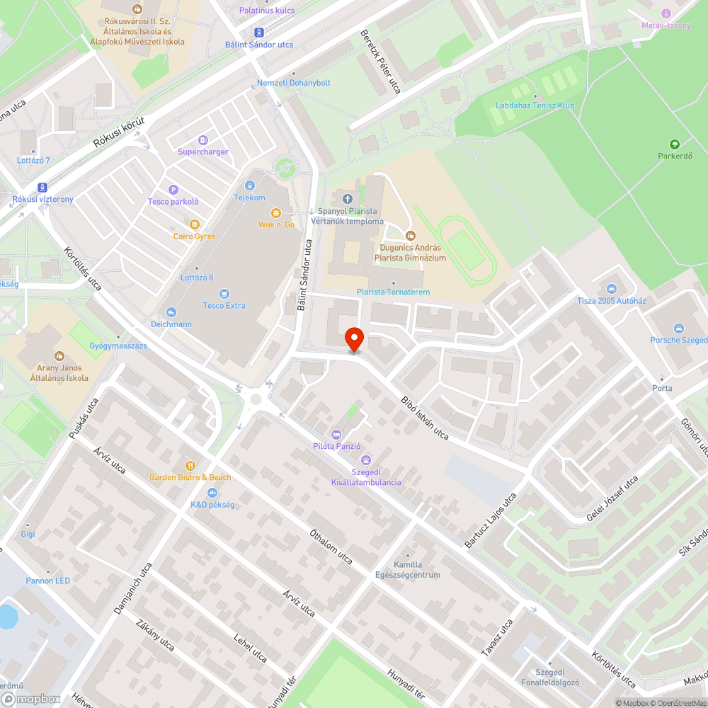 Keskeny út, a széle pedig nagyon töredezett bejelentés helye