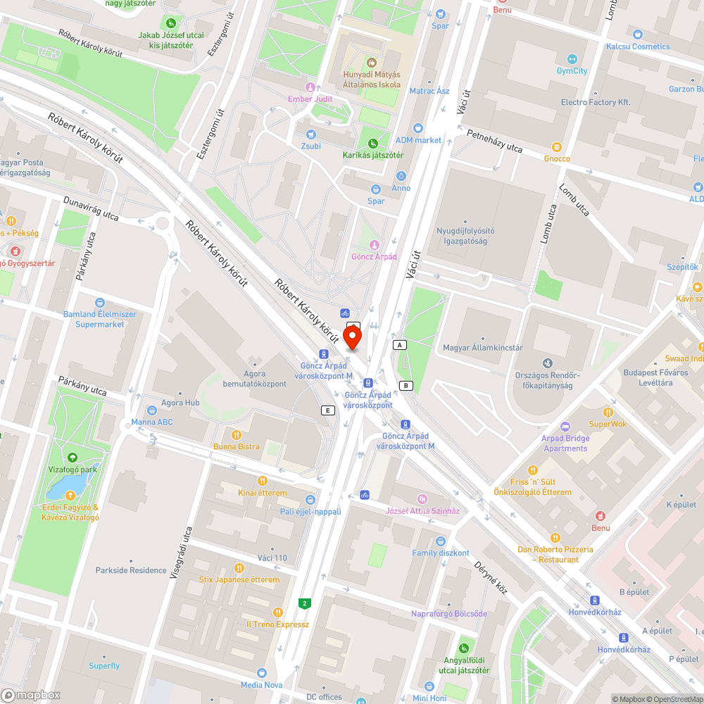 Kiégett neonok bejelentés helye