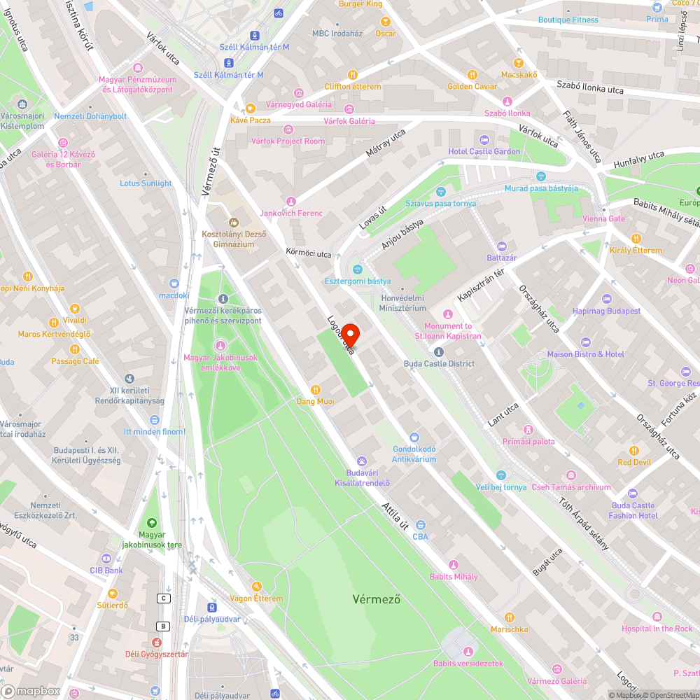 Koszos járda bejelentés helye