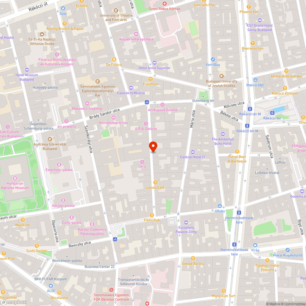 Elhagyott kerékpár bejelentés helye