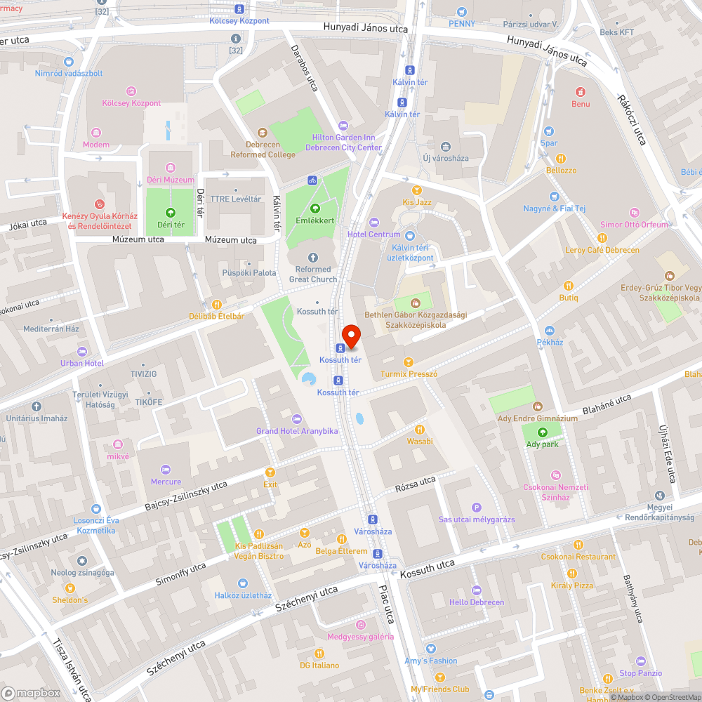 Hibás lámpatestek bejelentés helye