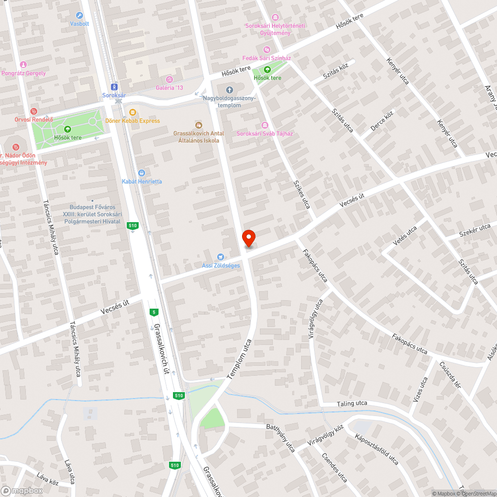 Kidöntött tábla bejelentés helye