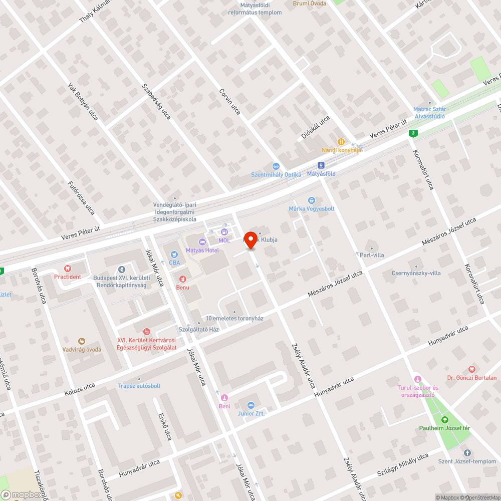 Alacsonyan elhelyezett táblák bejelentés helye