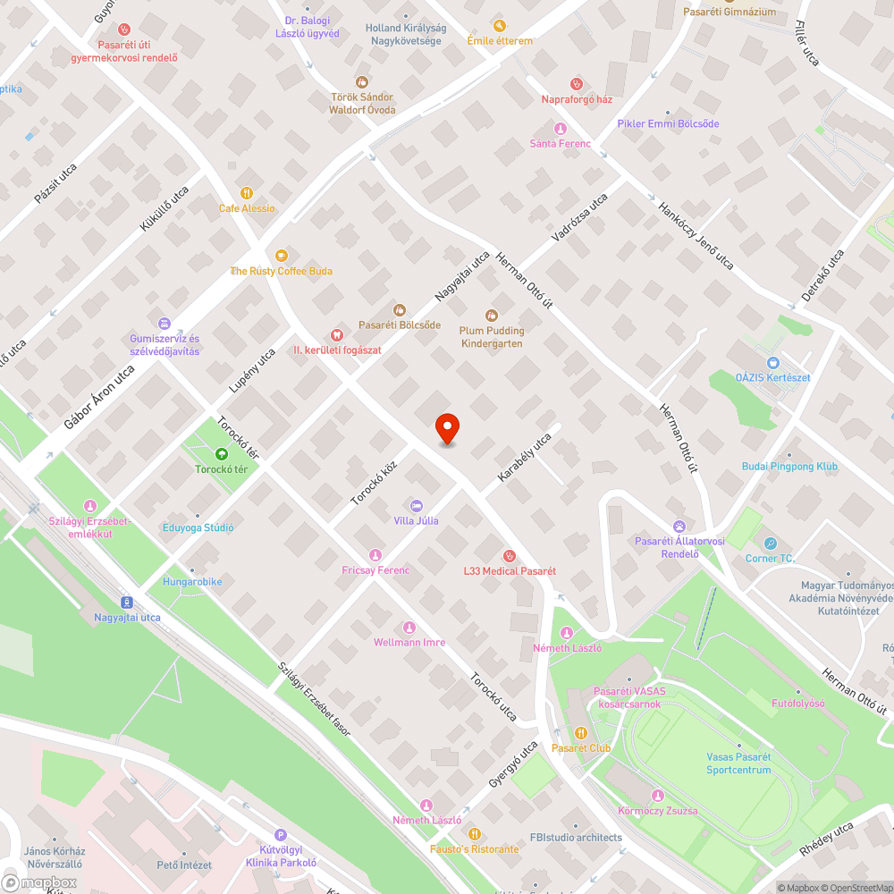 Koszos járda bejelentés helye