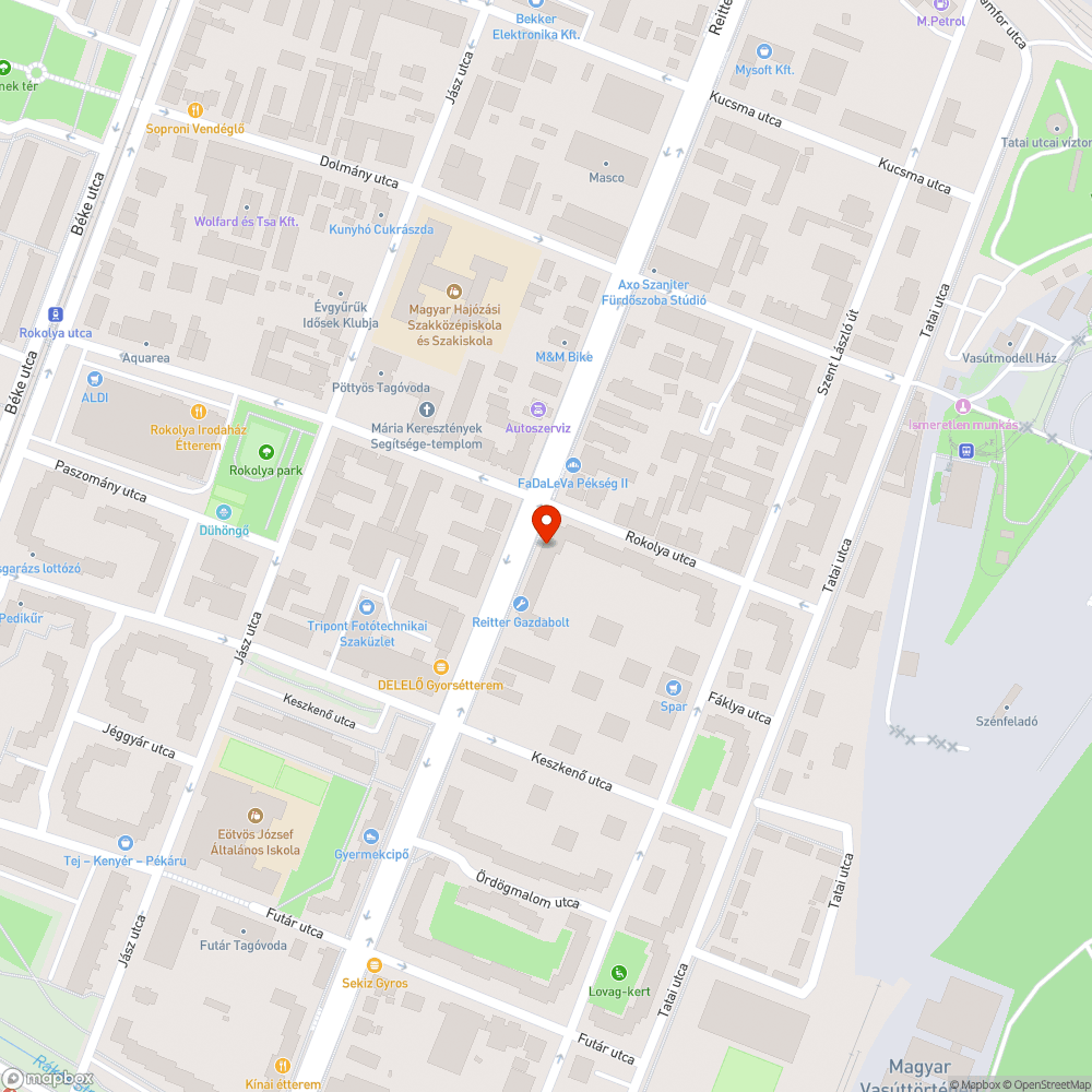 Kátyú bejelentés helye