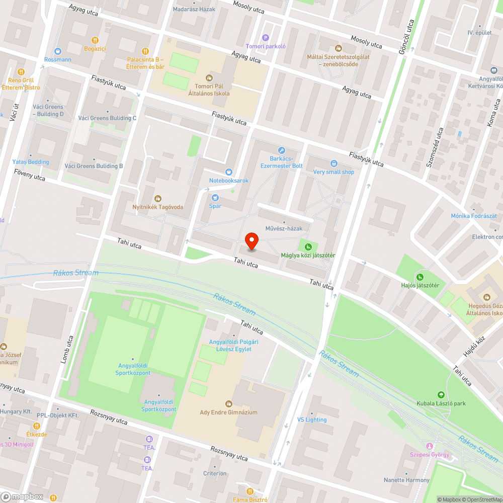 Elhagyott oszlop bejelentés helye