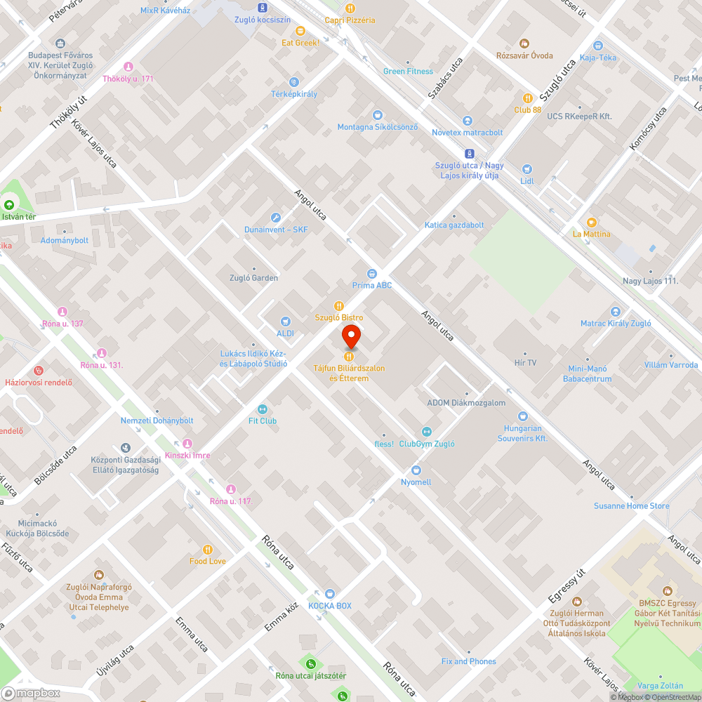 Mozgó, felpúposodott aknafedők bejelentés helye