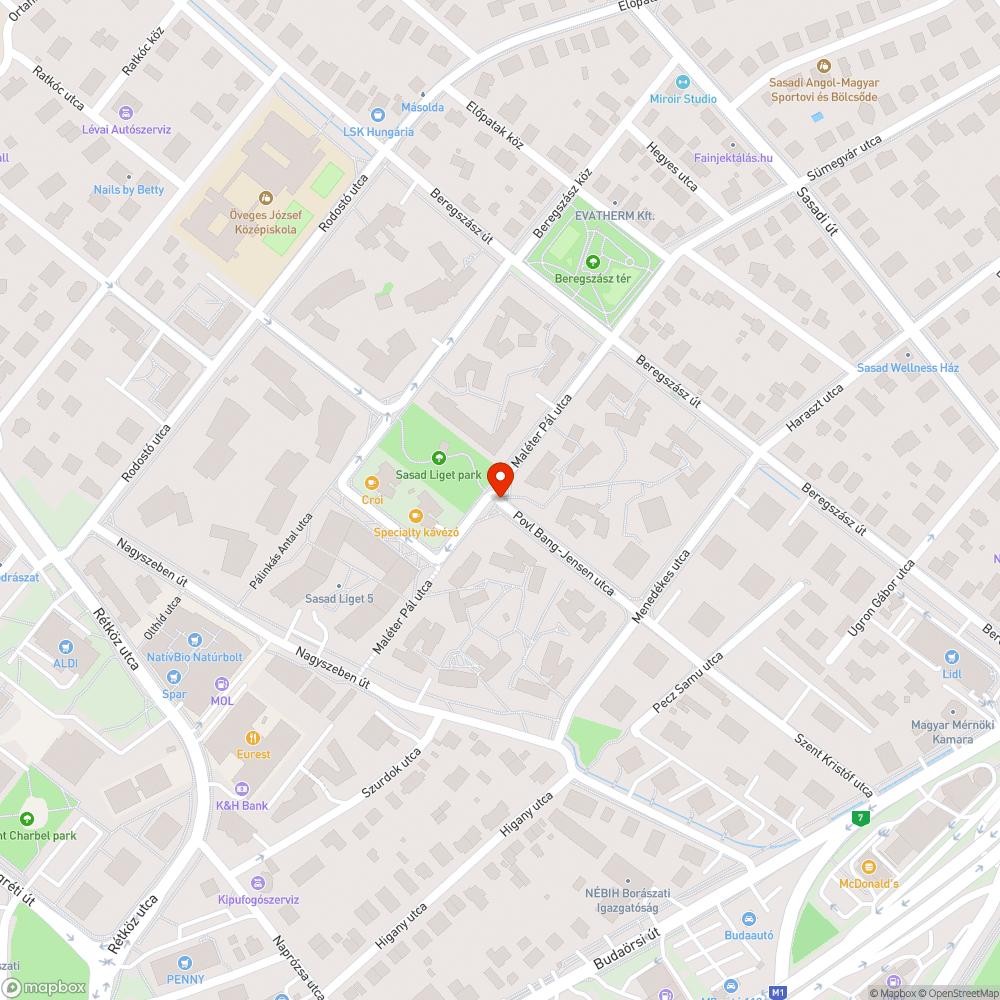 Balesetveszélyes járda bejelentés helye