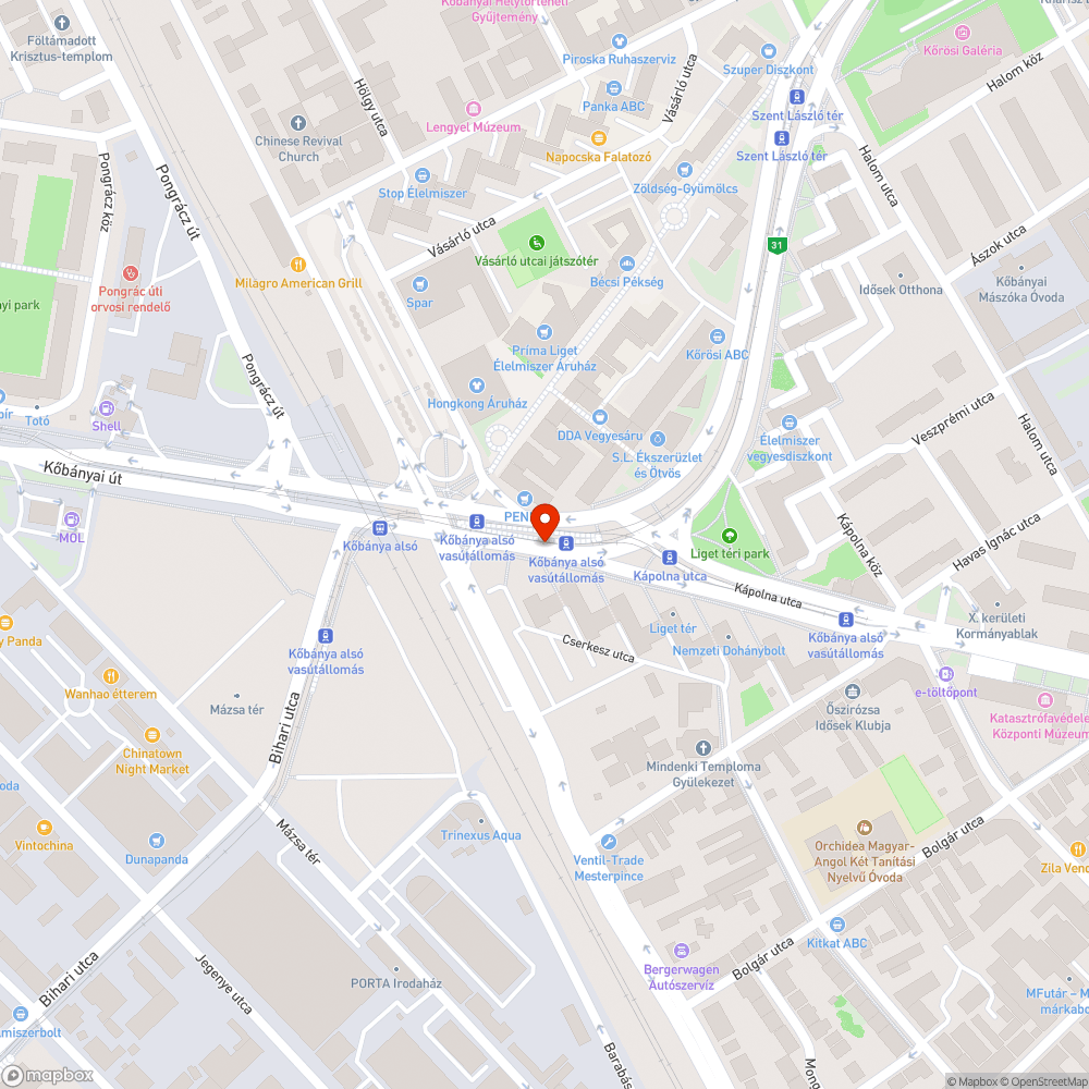 Közterületen elhelyezett szemét bejelentés helye