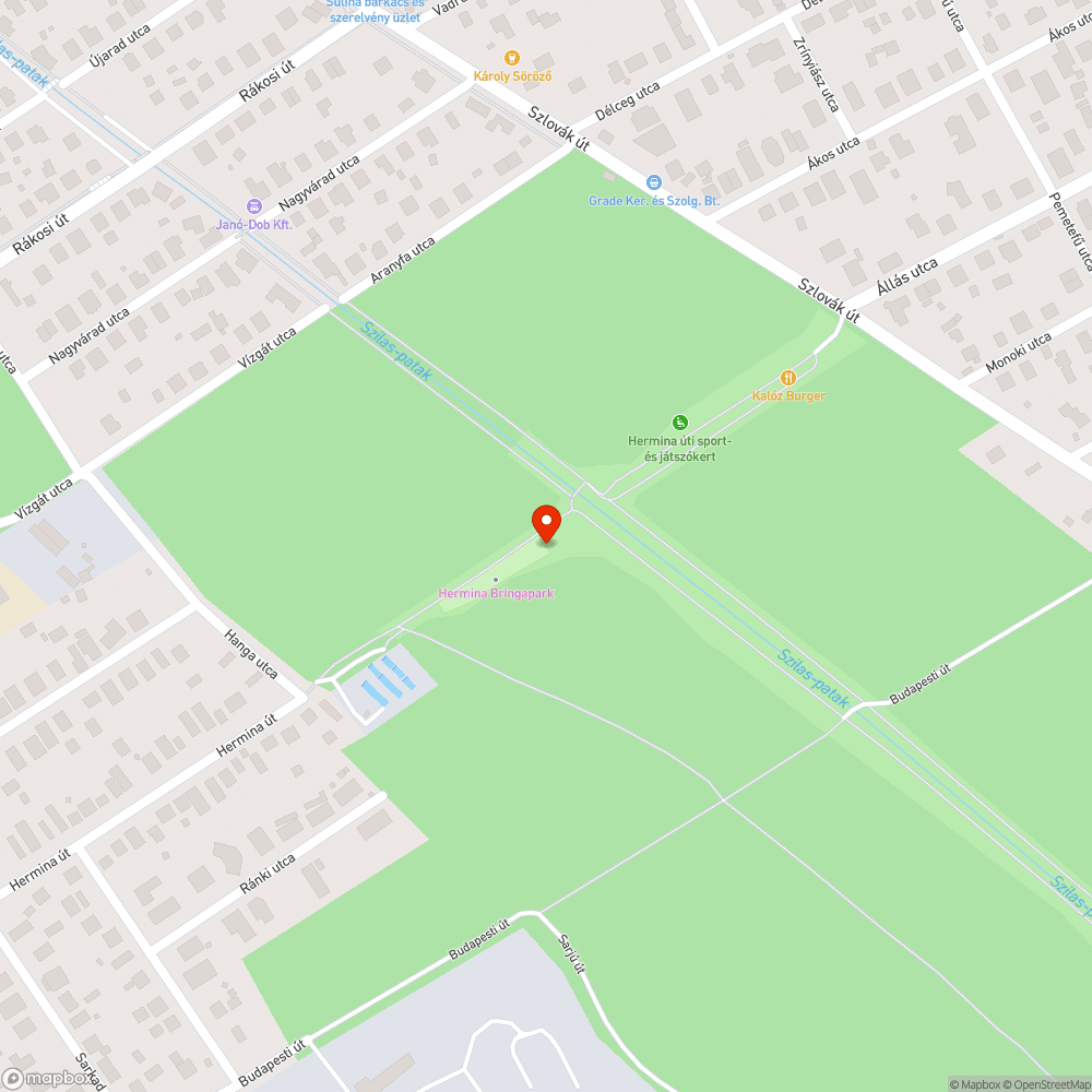 Hiányzó táblák KRESZ parkban bejelentés helye